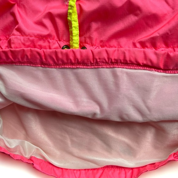 Vintage 80s Serac Anorak Lined Windbreaker Nylon Zip Jacket Neon Pink 4 S Ski - Picture 8 of 16